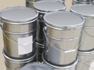 塗料缶の集合イメージ