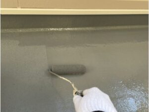 ベランダ防水・トップコート塗布